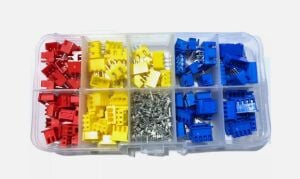 320 Adet Xh2,54 Jst Konnektör Seti 2,54mm 2-4 Pim Takım Renkli 3 Çeşit Şeffaf Çantada
