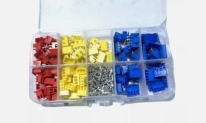 320 Adet Xh2,54 Jst Konnektör Seti 2,54mm 2-4 Pim Takım Renkli 3 Çeşit Şeffaf Çantada