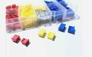320 Adet Xh2,54 Jst Konnektör Seti 2,54mm 2-4 Pim Takım Renkli 3 Çeşit Şeffaf Çantada