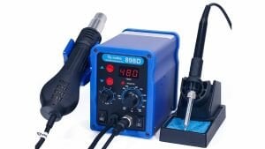 Sunline 898D Üfleme ve Isı Kontrollü Dijital İstasyonlu Havya 200°-480°