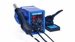 Sunline 898D Üfleme ve Isı Kontrollü Dijital İstasyonlu Havya 200°-480°