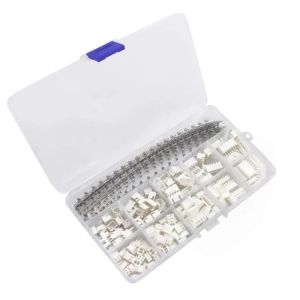 460 Adet Xh2,54 Jst Konnektör Seti 2,54mm 2-6 Pim Takım 5 Çeşit Şeffaf Çantada