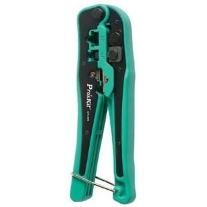 Proskit CP-373 4p 6p 8p / Rj9 Rj11 Rj12 Rj45 Plug Konnektör Kablo Sıkma Pensesi Made İn Taiwan