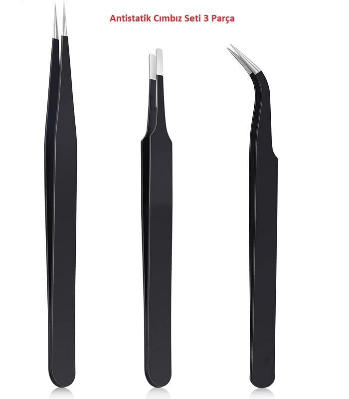 Antistatik Cımbız Seti 3 Parça