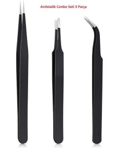 Antistatik Cımbız Seti 3 Parça