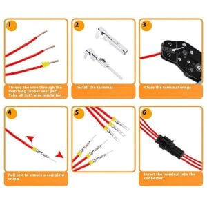 Super Seal Araç / Oto Konnektör Seti Su Geçirmez 1 2 3 4 lü Takım Şeffaf Çantada