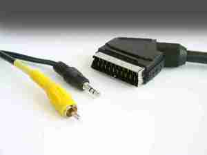 TV SCART 1 RCA-1 3,5mm STEREO 10mt