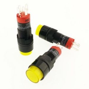 ONPOW LAS3Y-11/Y BUTON 24V SARI IŞIKLI m10 Yuvarlak