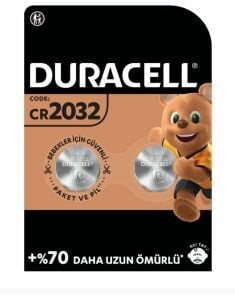 Duracell Lithium Pil CR2032 3V ( 2 Adet Pil Fiyatıdır )