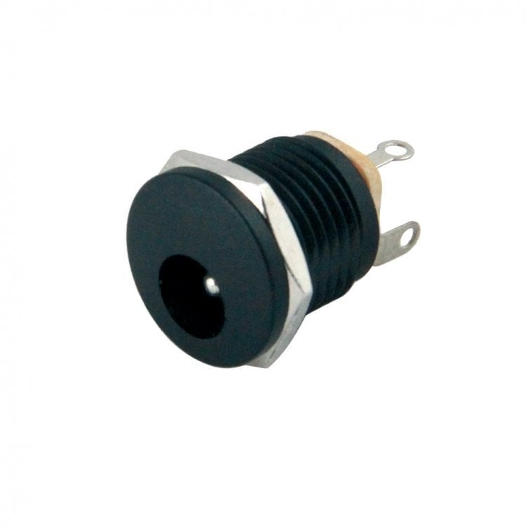 Adaptör Jak 2,1mm Erkek Şase Tip Yuvarlak 12mm Çap IC-257