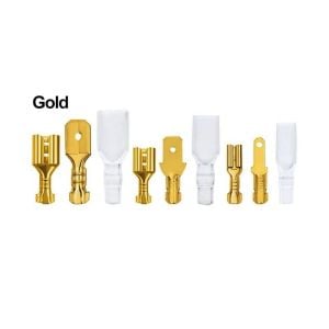 Kablo Terminal Seti 135 Parça Sarı (2,8-4,8 ve 6,3mm 15 li Takım ve Kılıfı) Plastik Çantada