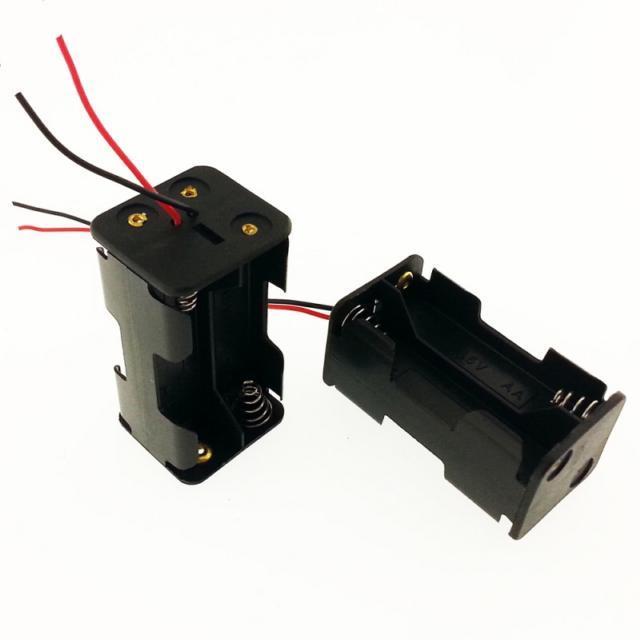 Pil Yuvası 4xAA Tip Küp Model Sırt Sırta Ic-234