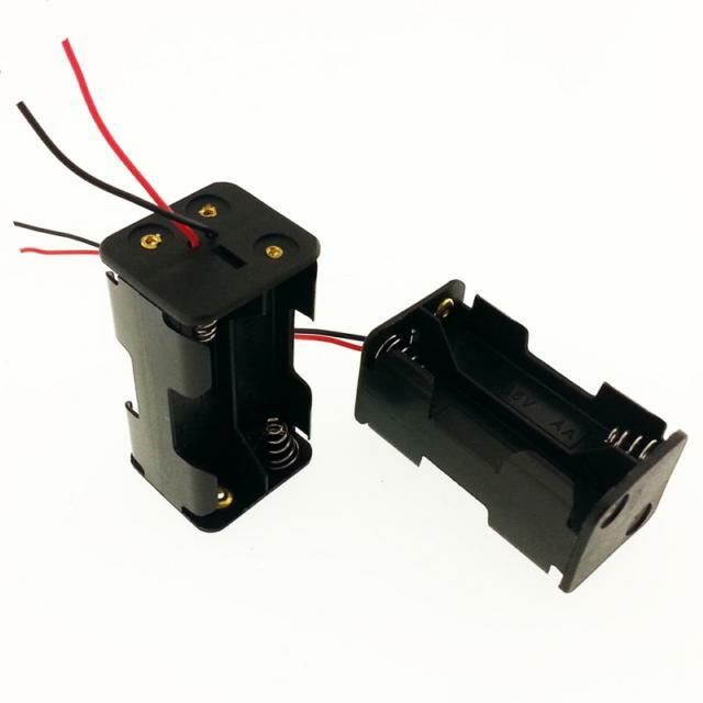 Pil Yuvası 4xAA Tip Küp Model Sırt Sırta Ic-234