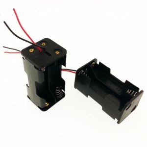 Pil Yuvası 4xAA Tip Küp Model Sırt Sırta Ic-234