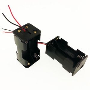 Pil Yuvası 4xAA Tip Küp Model Sırt Sırta Ic-234
