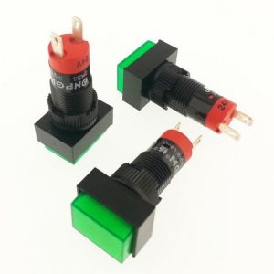 Onpow LAS3J-D/G 24V Yeşil M10 Sinyal Lambası Dikdörtgen