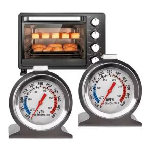 Metal Fırın Termometresi Analog 50-300°C / 100-600°F Paslanmaz Oven Thermometer