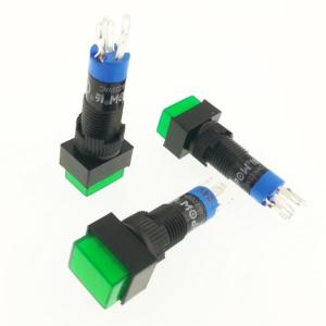Onpow LAS4J-11/G Buton 24V Yeşil Işıklı M8 Dikdörtgen