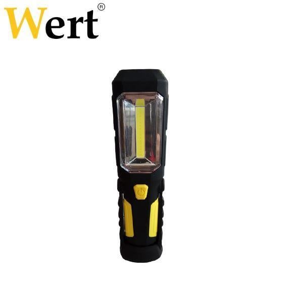 WERT W-2612 PİLLİ COB LEDLİ ÇALIŞMA LAMBASI+FENER