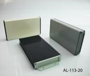 AK-AL-113-20  Gri  112x29.5x200 Alüminyum Profil Kutu