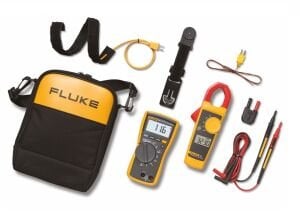 Fluke 116/323 Hvac Kombo Kit True Rms Multimetre / Ac 400a Pensampermetre