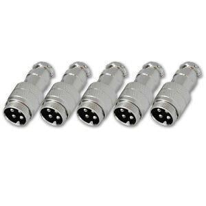 Mini Mike Konnektör 4 Pin Erkek Ara Kablo Tip GX12-4P 12mm