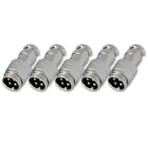 Mini Mike Konnektör 6 Pin Erkek Ara Kablo Tip GX12-6P 12mm