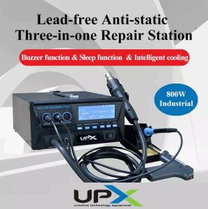 Upx 853D 3İn1 Diyafram Vakum Isı Ayarlı Havya İstasyonu 800w