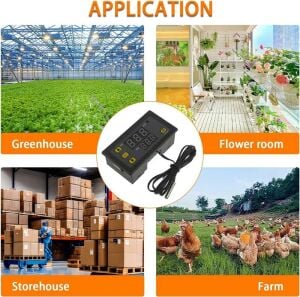 W3230 Ac 220v Dijital Termostat Sıcaklık Kontrol Cihazı (220 Ac ile Çalışır)