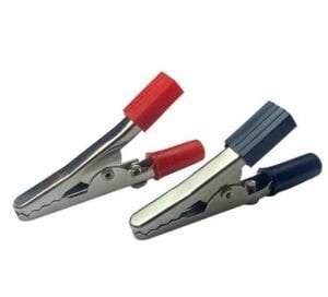 Akü Maşası Küçük Kırmızı - Siyah IC-243  55mm (Takım Satılır)