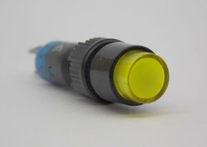 Onpow LAS4Y-D/Y 24V Sarı M8 Sinyal Lambası Yuvarlak