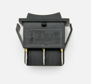 Buton Siyah Mom Off Mom (Momentary) Işıksız 6 Pin 16a 250v Kcd2 / Ic-111(2 Yöne Yaylı Tip)