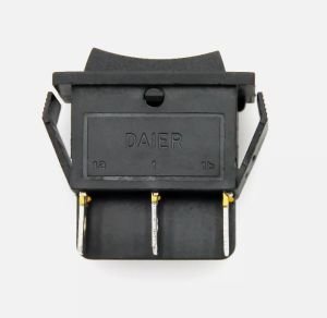 Buton Siyah Mom Off Mom (Momentary) Işıksız 6 Pin 16a 250v Kcd2 / Ic-111(2 Yöne Yaylı Tip)