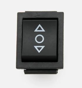 Buton Siyah Mom Off Mom (Momentary) Işıksız 6 Pin 16a 250v Kcd2 / Ic-111(2 Yöne Yaylı Tip)