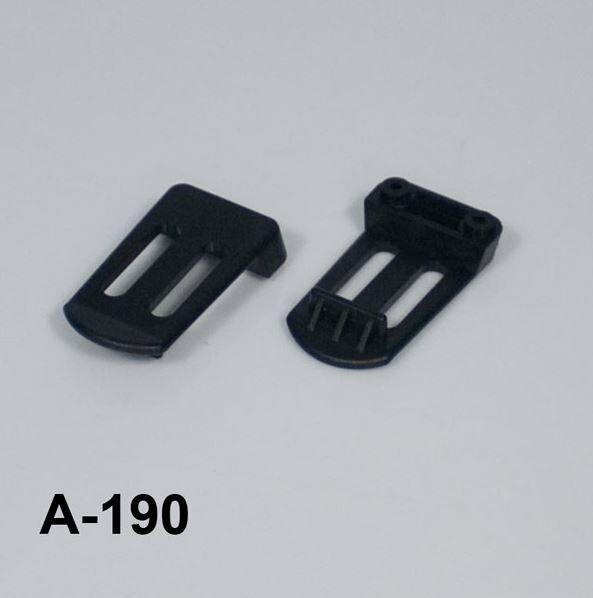 AK-A-190 KEMER KLİPSİ PLASTİK GRİ