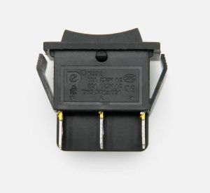 Buton Siyah Mom Off Mom (Momentary) Işıksız 6 Pin 16a 250v Kcd2 / Ic-111(2 Yöne Yaylı Tip)