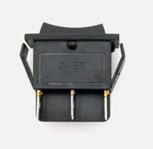 Buton Siyah Mom Off Mom (Momentary) Işıksız 6 Pin 16a 250v Kcd2 / Ic-111(2 Yöne Yaylı Tip)