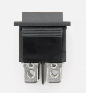 Buton Siyah Mom Off Mom (Momentary) Işıksız 6 Pin 16a 250v Kcd2 / Ic-111(2 Yöne Yaylı Tip)