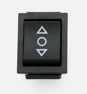 Buton Siyah Mom Off Mom (Momentary) Işıksız 6 Pin 16a 250v Kcd2 / Ic-111(2 Yöne Yaylı Tip)