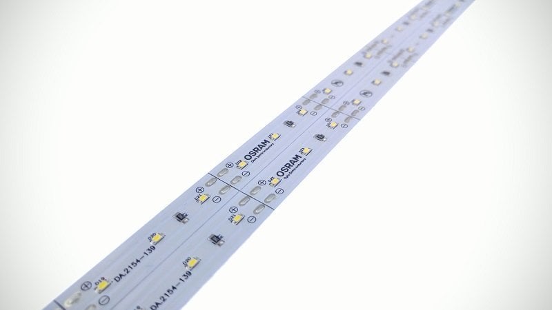 Led Bar Modül Beyaz Osram 2835 Smd 12v 1 metre 60 Led 6500k LNR-990X12-DE2835X60-65 (5 adet fiyatı)