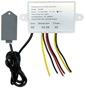 XK-W1099 24V Dc Dijital Termostat Sıcaklık ve Nem Kontrol Cihazı (24v Dc ile Çalışır)