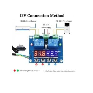 XH-M452 12V Dc Dijital Termostat Sıcaklık ve Nem Kontrol Kartı  (12v Dc ile Çalışır)
