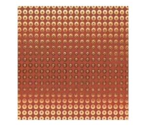 PLAKET DELİKLİ  BAKIRLI 80x150 mm