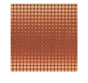 PLAKET DELİKLİ  BAKIRLI 80x150 mm