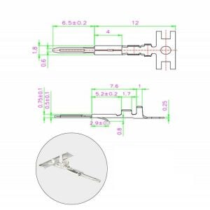 300 Adet Jst Sm Konnektör Seti 2,54mm 2-5 Pim Takım 4 Çeşit Şeffaf Çantada