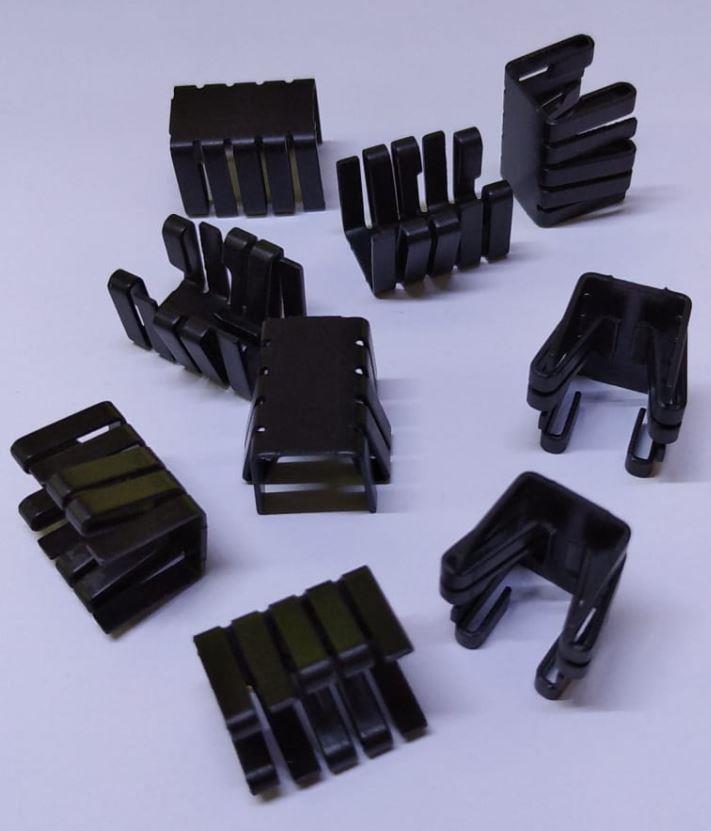 Alüminyum Soğutucu TO-220 Kılıf Siyah Eloksallı 19 mm Sıkıştırma Tip TR-3