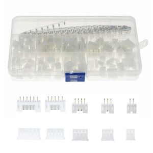 460 Adet Jst-Ph Konnektör Seti 2,00mm 2-6 Pim Takım 5 Çeşit Şeffaf Çantada