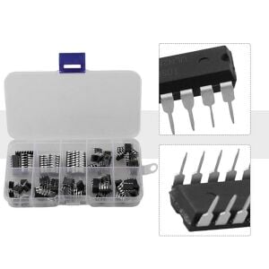 85 Adet Dip Entegre Seti 10 Çeşit Şeffaf Çantada