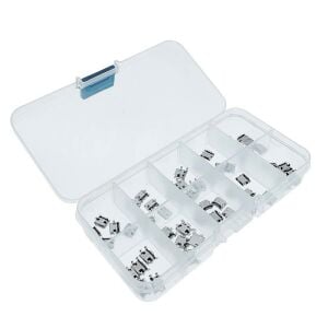 50 Adet Usb Mıcro Soket Seti Smd Pcb Tip 5 Pin 10 Çeşit Şeffaf Çantada