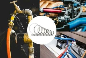 60 Adet Ayarlı Boru Hortum Kelepçesi Metal 7 Çeşit Plastik Çantada